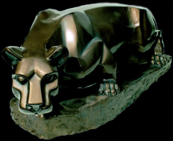 Nittany Lion Shirine Bronze Mascot Statue Penn State